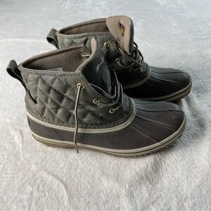 Eddie Bauer Women's Size 7.5 M Hunt Pac Gray Mid Duck Boots Outdoor